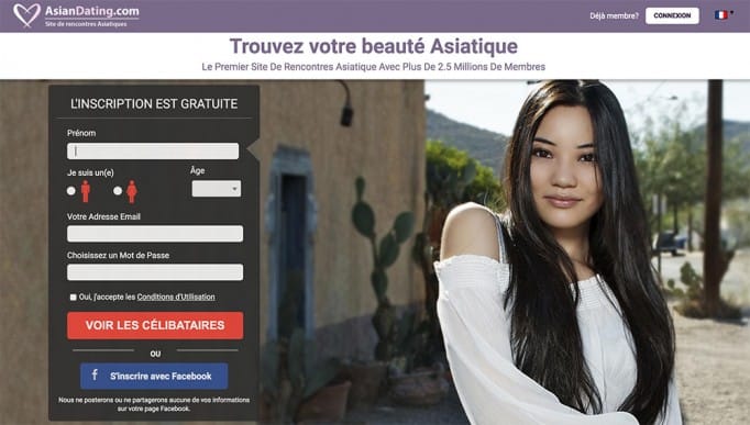Site de rencontre femme asiatique Québec et France